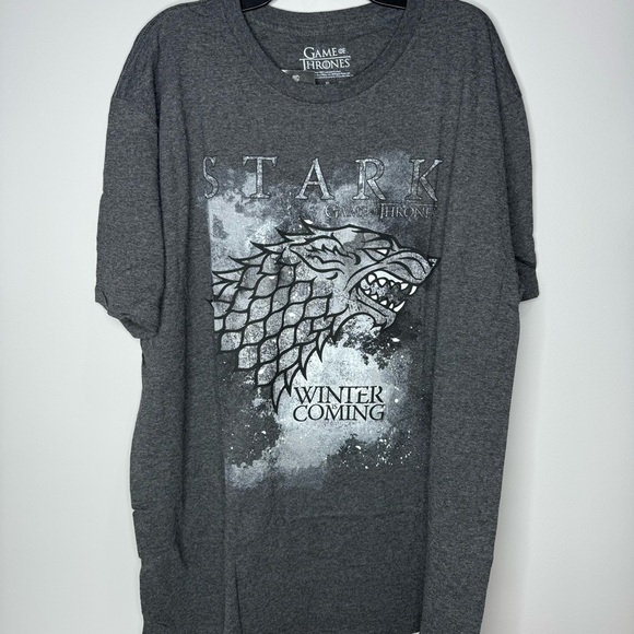 HBO Game of Thrones Stark Winter is Coming Adult T-shirt Size XL - Picture 1 of 4